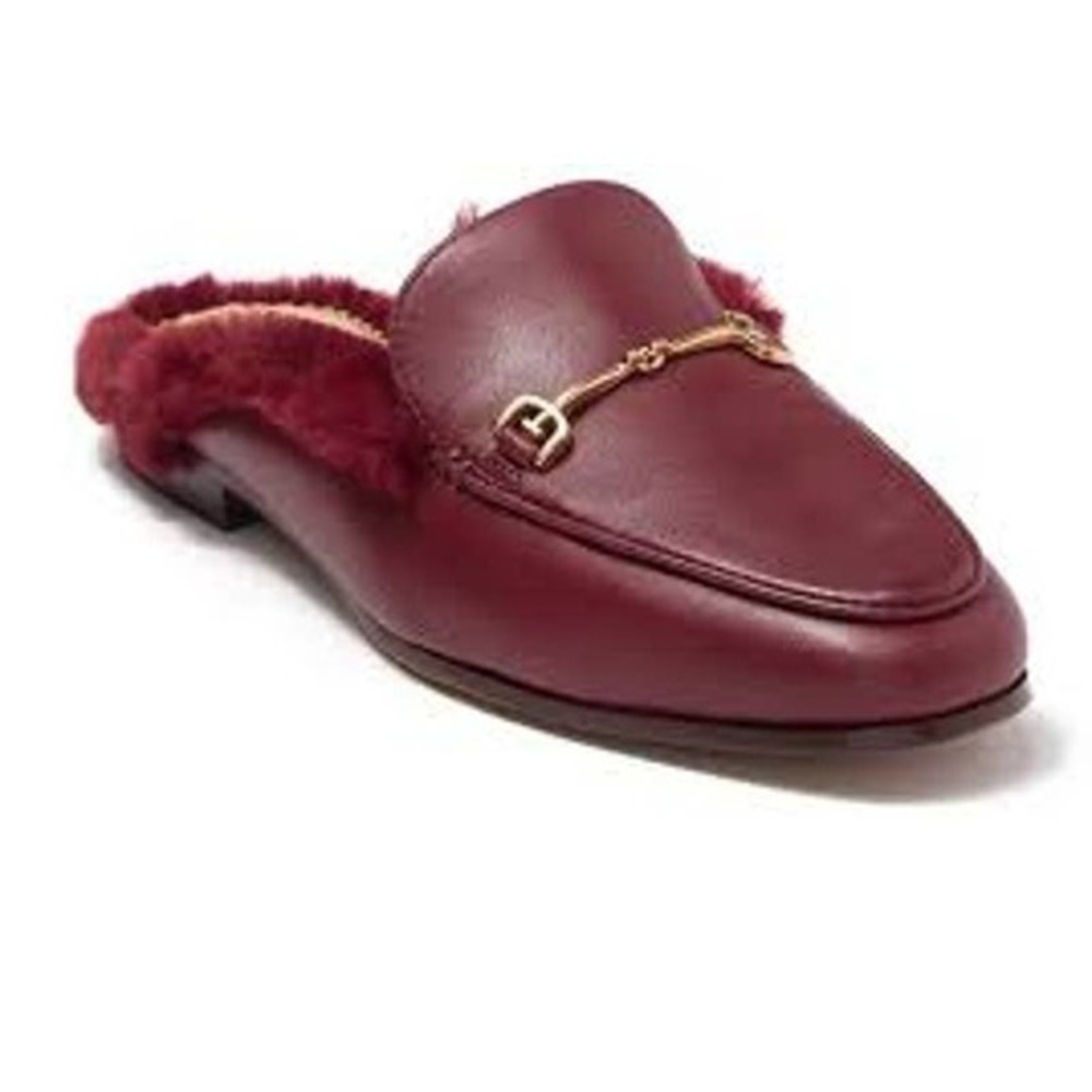 Sam Edelman Linnie Leather Faux Fur Bit Loafer